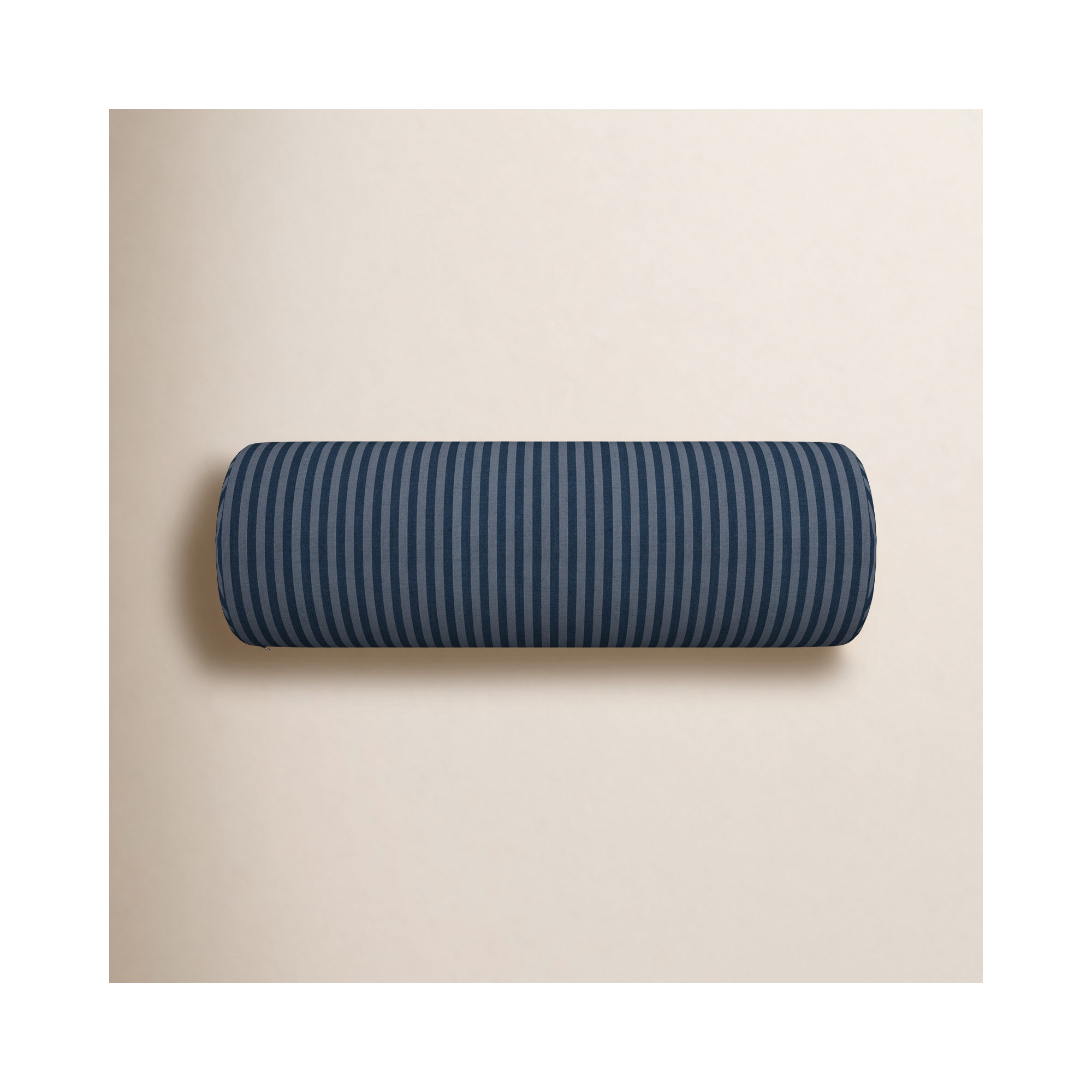 Amala Outdoor/Indoor Bolster Pillow, Sail Away Denim