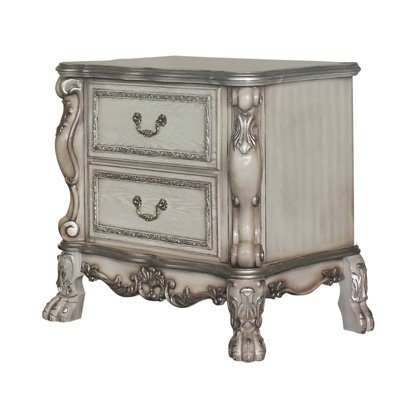 Table de chevet 2 tiroirs Vintage