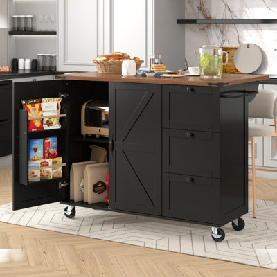 140 cm W Kitchen Island with Top