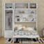 Grand lit escamotable avec armoire et armoire-1606238584