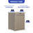 Edrosie Inc 21.5'' W 51 Gallons Water Resistant Resin Lockable Deck Box-101071031