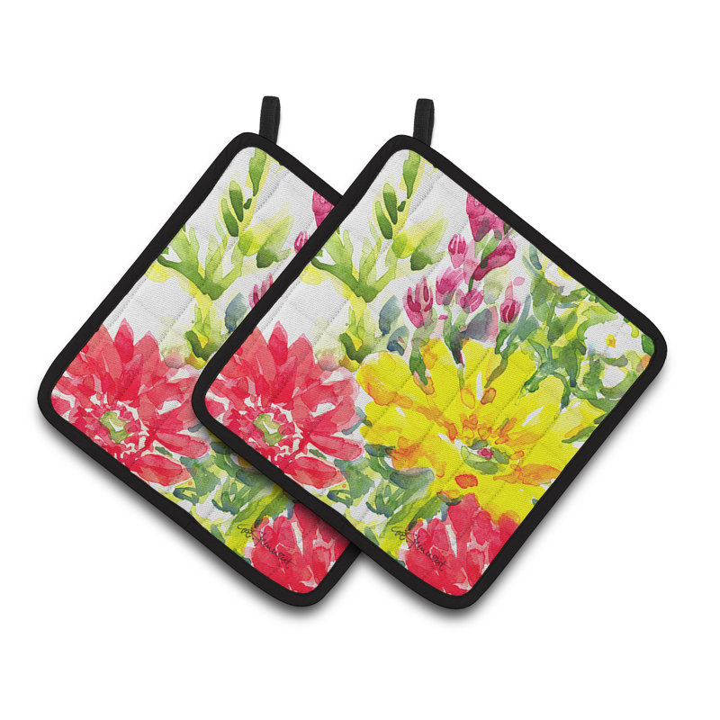 Cuisinier poignée de fleurs east urban home