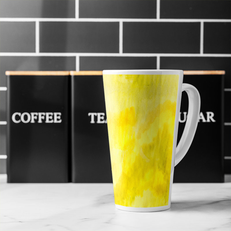 Watercolour Latte Mug