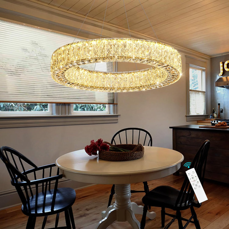 Lustre en cristal Glam, Doré