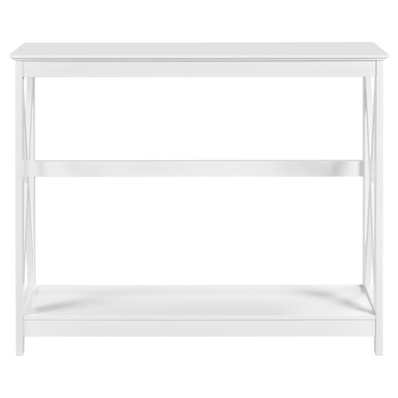 101.5cm W Solid Wood Console Table, White
