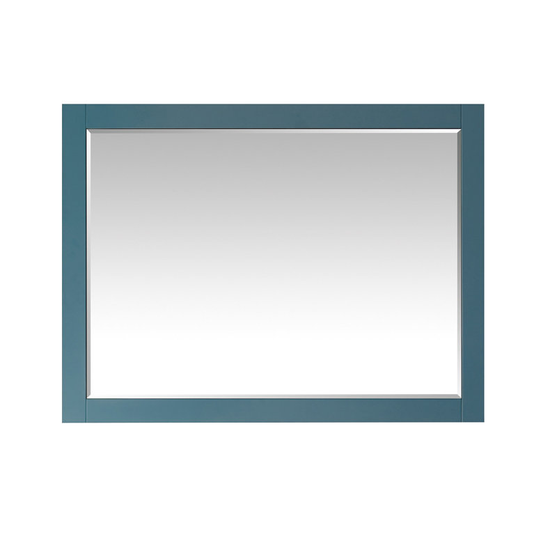 Miroir mural de salle de bain Ivy, 36 po x 48 po, Bleu royal