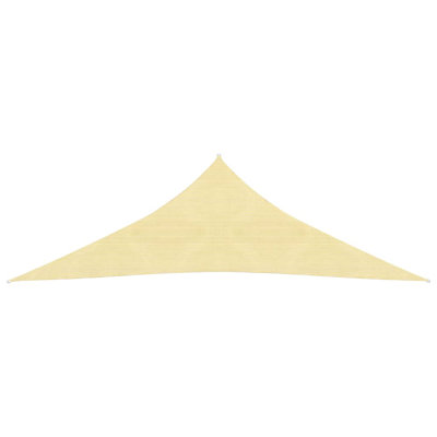 vidaXL Sunshade Sail Canopy Sun Shelter Outdoor Patio Garden HDPE Triangular
