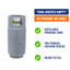 Réservoir de propane en acier vide avec réservoir de 33,5 lb Flame King avec jauge intégrée, gris