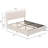 Kempst Upholstered Full Size Bed Frame with Adjustable Headboard, Full Platform Bedframe with Charging Station, Mattress Foundation with Wooden Slats Support, No Box Spring Needed-919488234-919488235