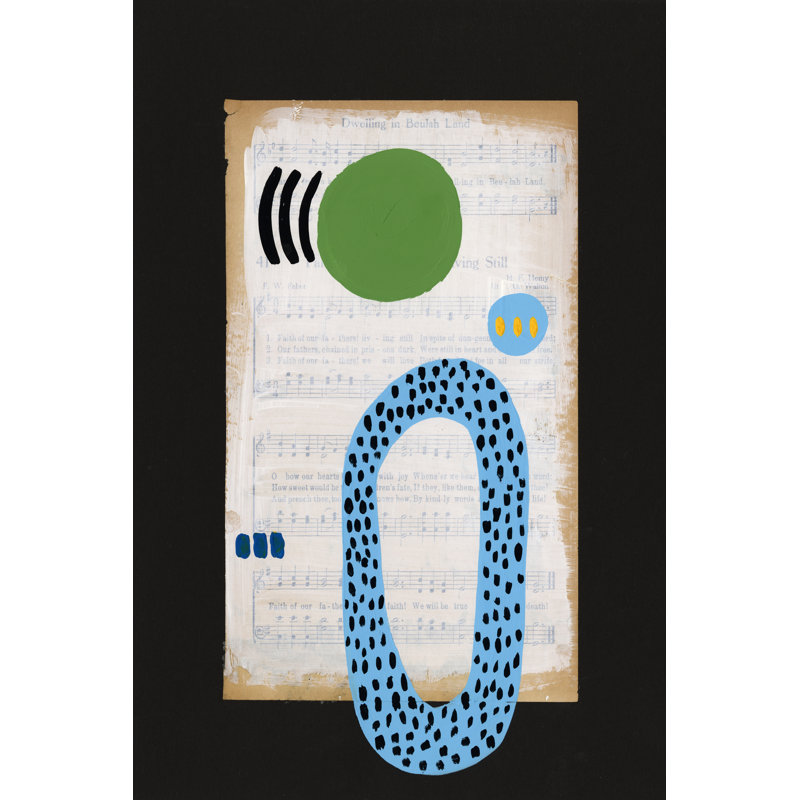 Vivid Order V by Regina Moore - Graphic Art Print, 91 cm H x 61 cm W, Black Floater Framed