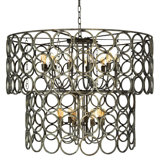 Milian 20 - Light Unique Tiered Chandelier