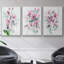 Posy Blooms II - ensemble de 3 reproductions de photos sur toile-97710338-97710345