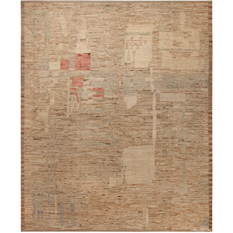 One-of-a-Kind 14' X 16'6" New Age Area Rug Beige/Ivory