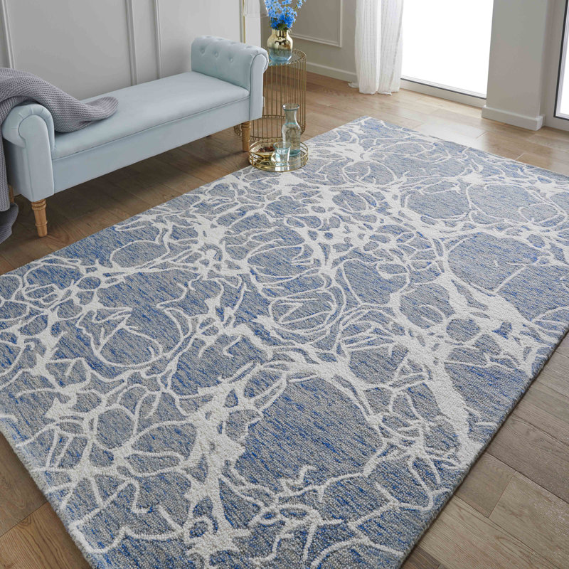 Amarrah Damask Area Rug, Rectangle 200 x 285cm