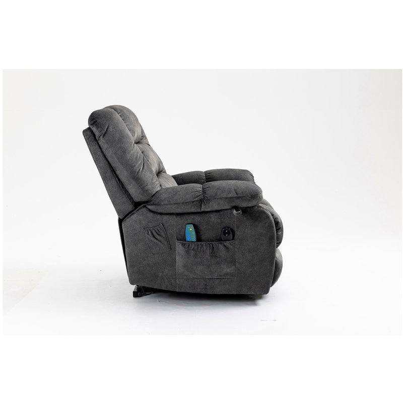 Recliners Lift Chair Relax Sofa Chair Livingroom Furniture Living Room Power Electric Reclining for Elderly, Grayish Blue