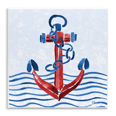 Brushed Nautical Anchor Wall Plaque, design by Paul Brent