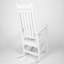 Chaise berçante d'extérieur avec texture bois-130818300