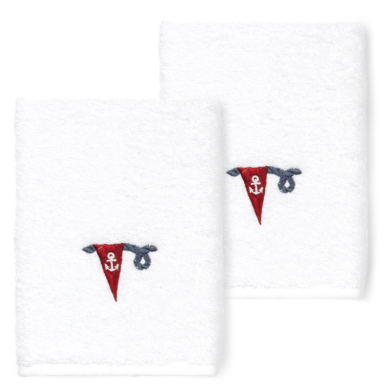 Essuie-mains en coton ETHAN, Blanc
