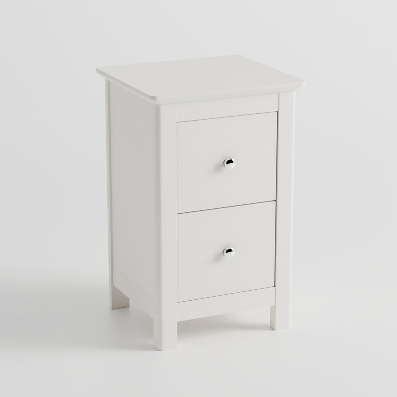 35cm W Manufactured Wood Bedside Table