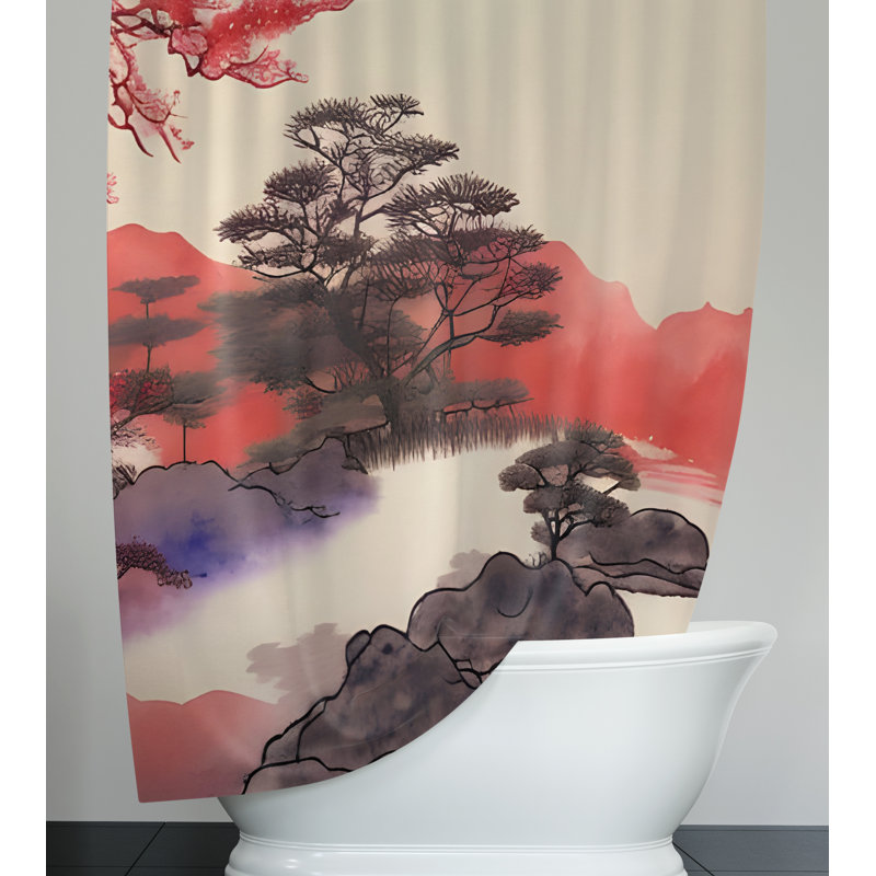 Rideau de douche Biehle, H 93 po x l 70 po