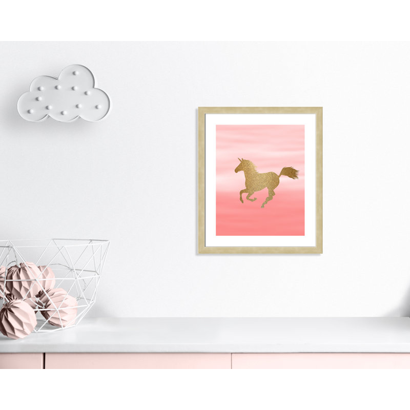 Adhésif décoratif ombre rose 3 pi, H 24,5 po x l 20,5 po x P 0,6 po, Encadrement champagne