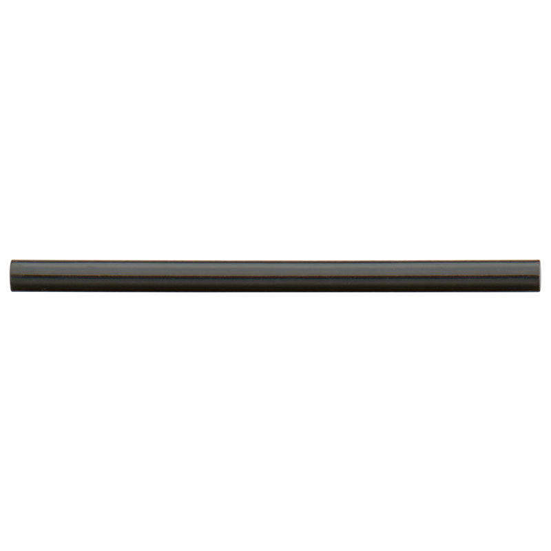 Cloe 0,5 po x 8 po en céramique Jolly Mitre Edge, Noir