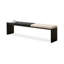 Banc rembourré noir-1008710969