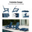 Chaise berçante pliante en PEHD pour l'extérieur Adirondack avec repose-pieds rétractable-2028630737