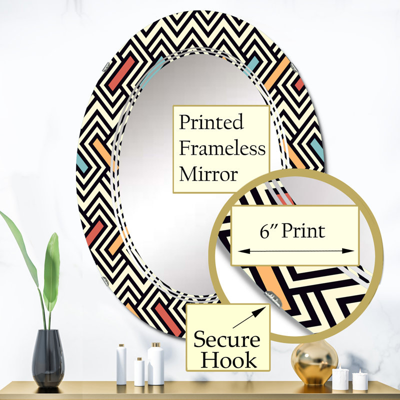 Oval Mirror, 36" x 24"