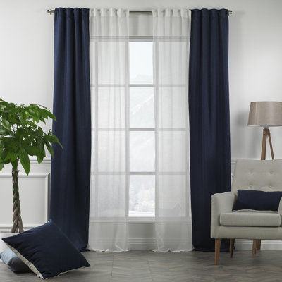 Rideau de fenêtre décoratif chaque panneau