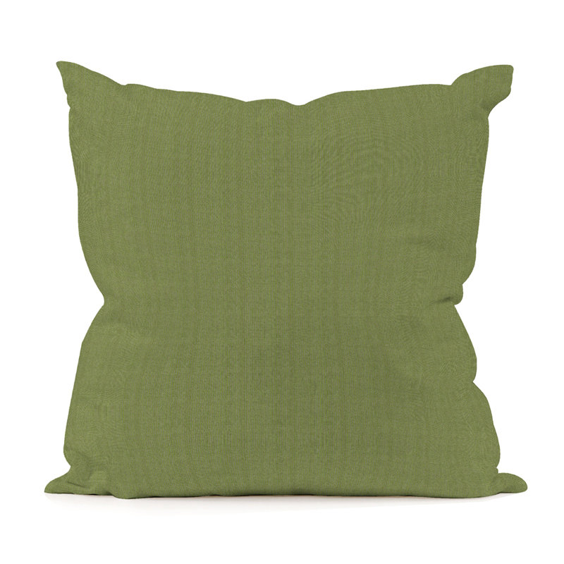 Square Indoor/Outdoor Pillow Cover & Insert, Seascape Moss