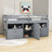 Jeani Kids Bed with Drawers and Shelves-1645145023