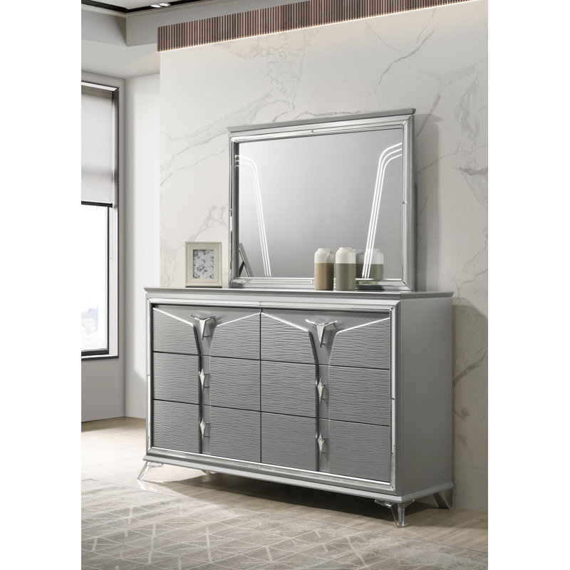 Olive Silver Dresser