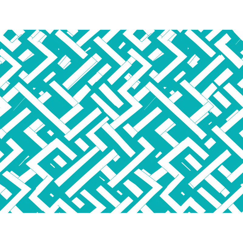 Tapis de bain géométrique abstrait pour salle de bain, L 17 po x L 24 po