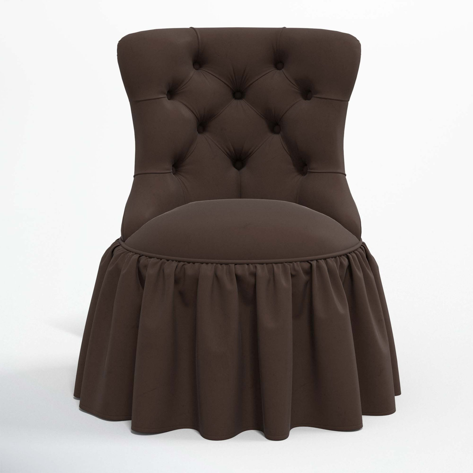 Minnie Side Chair, Classic Chocolate Velvet