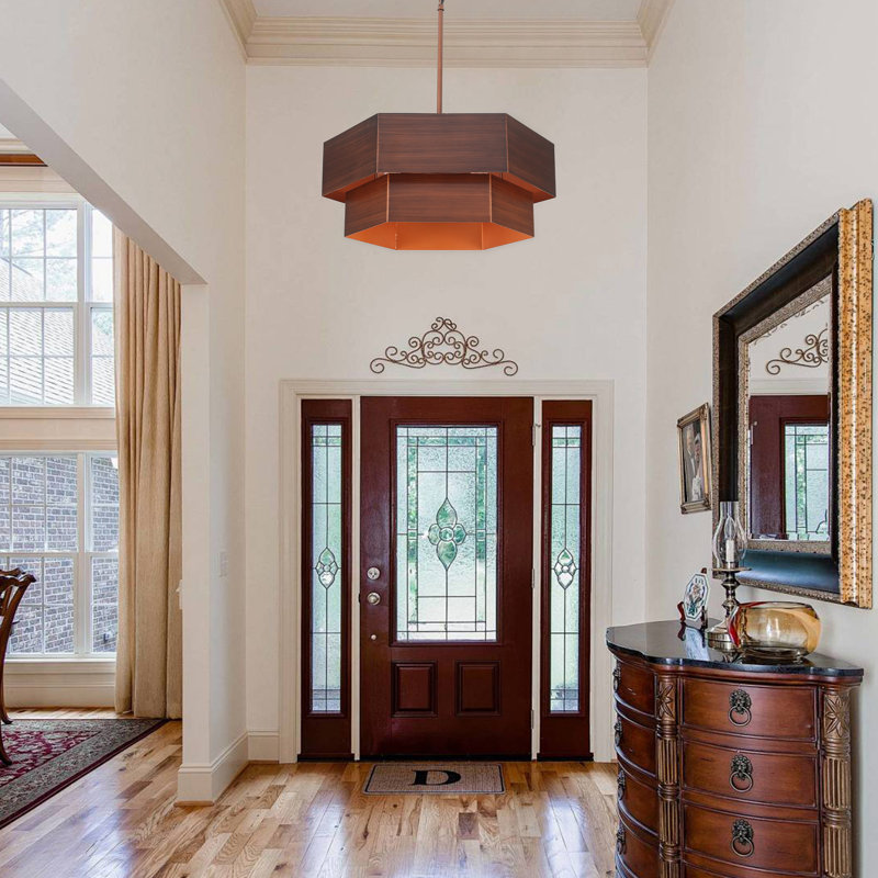 4-Light Industrial Farmhouse Chandelier with Adjustable Height, Oil Rubbed Bronze Finish for Dining Room Kitchen Island