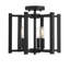  Plafonnier 3 lumières noir mat Benson-1467355829