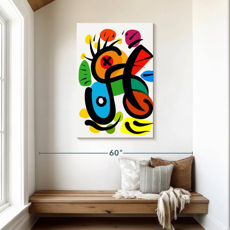 Avery Organic Abstract Shapes, 45" H x 30" W