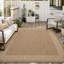Tapis intérieur/extérieur avec bordure géométrique moderne-2084233098