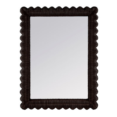 Lacie Rattan Rectangle Wall Mirror