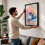 Resting Pointer Boho 1 Piece Single Picture Frame Wall Art-44685208-44685211