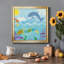 «Mermaid Play II», peinture sur toile encadrée-1182764709-1182764710
