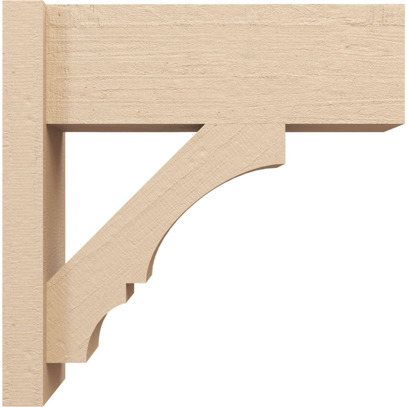 Timberhane cèdre brut en simili bois Balboa Blocker, 8 po x 20 po x H 20 po, brun clair apprêté, H 20 po x l 8 po x P 20 po