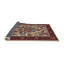 Tapis traditionnel rouge / beige Daelen-1461540547