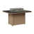 Hammered Top Black with Weatherwood Base