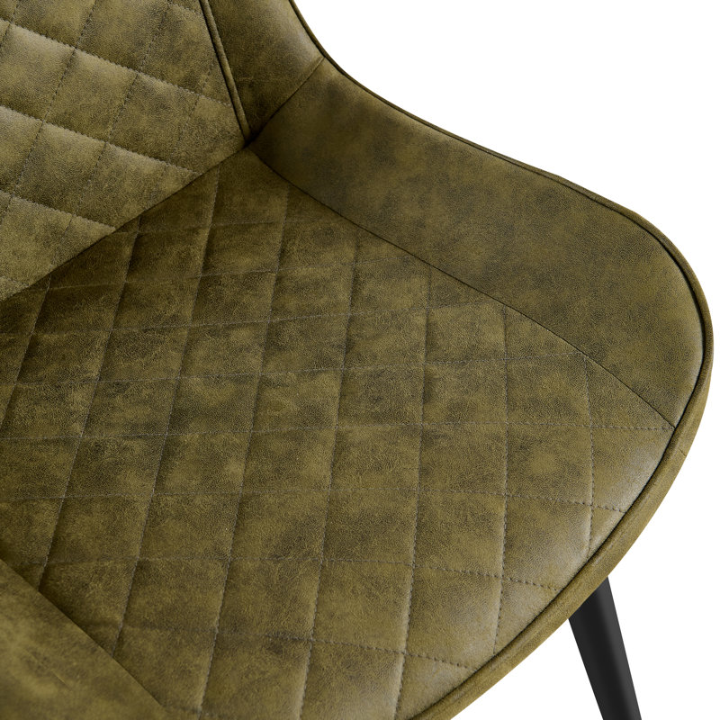 Chaise rembourrée et rembourrée Tampa, Vert