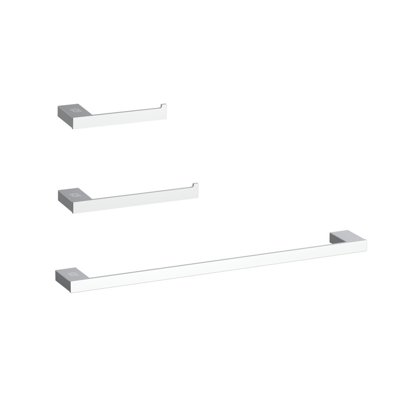 Sofia 3 - Piece Bathroom Hardware Set, Chrome