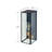 Black 14.25 inch black and glod iron finish wall sconce