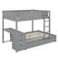 Lit superposé avec lit gigogne, rangement et bureau-568680858-568680859