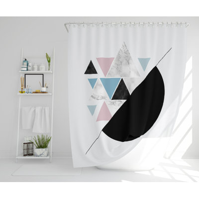 Knox Polyester Shower Curtain